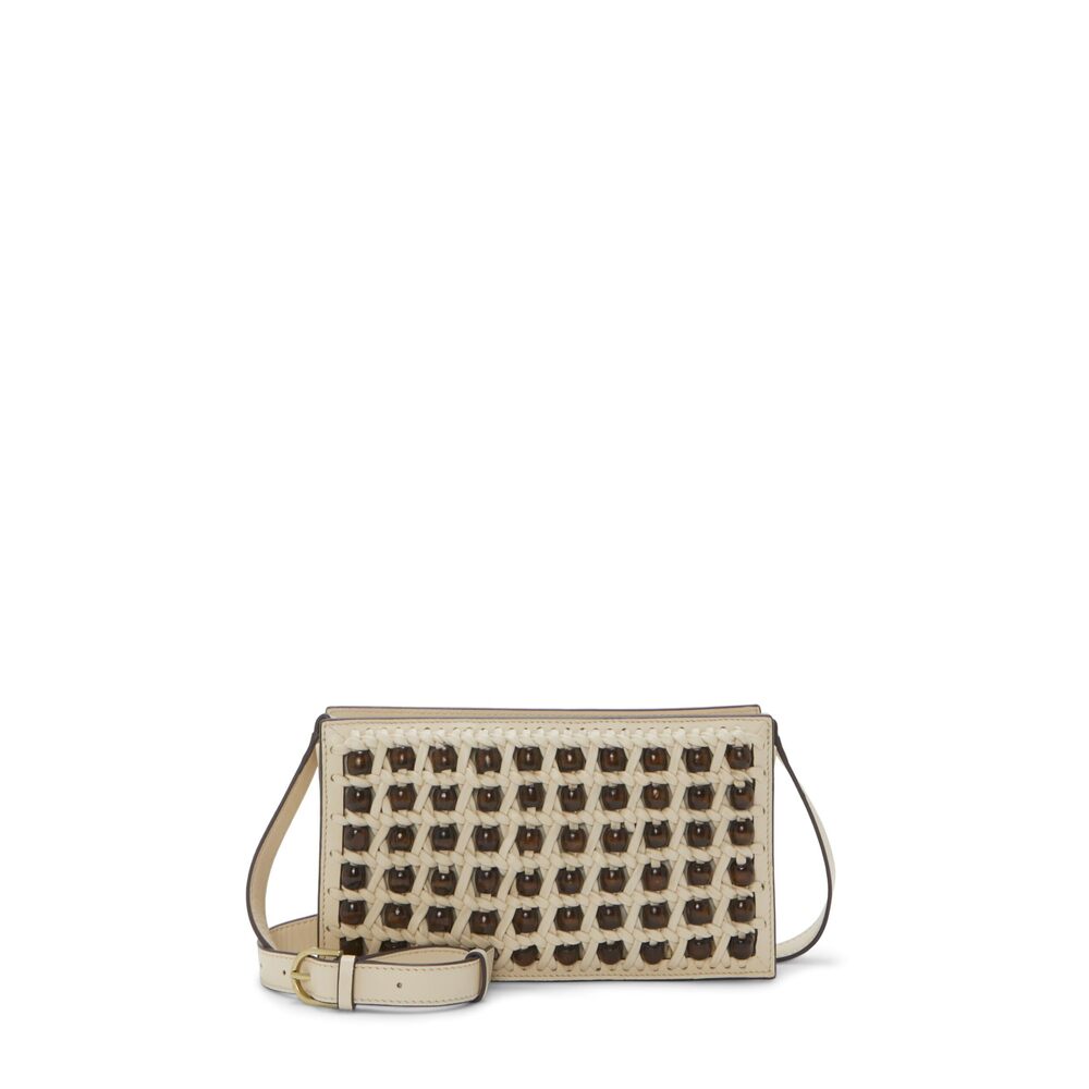 1476 Lova Beaded Leather Crossbody